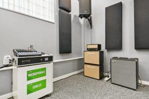 Mixer and amps