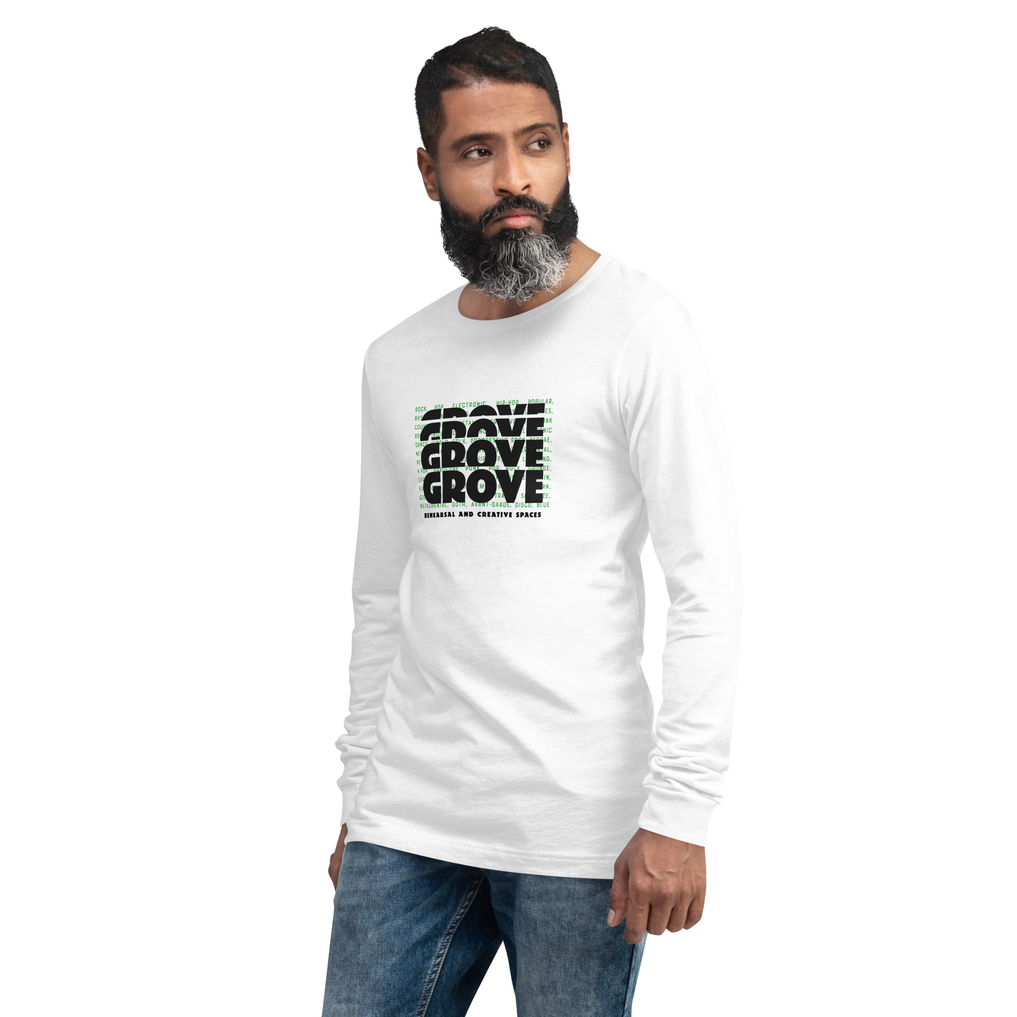 Glitch Unisex Long Sleeve Tee - Image 7